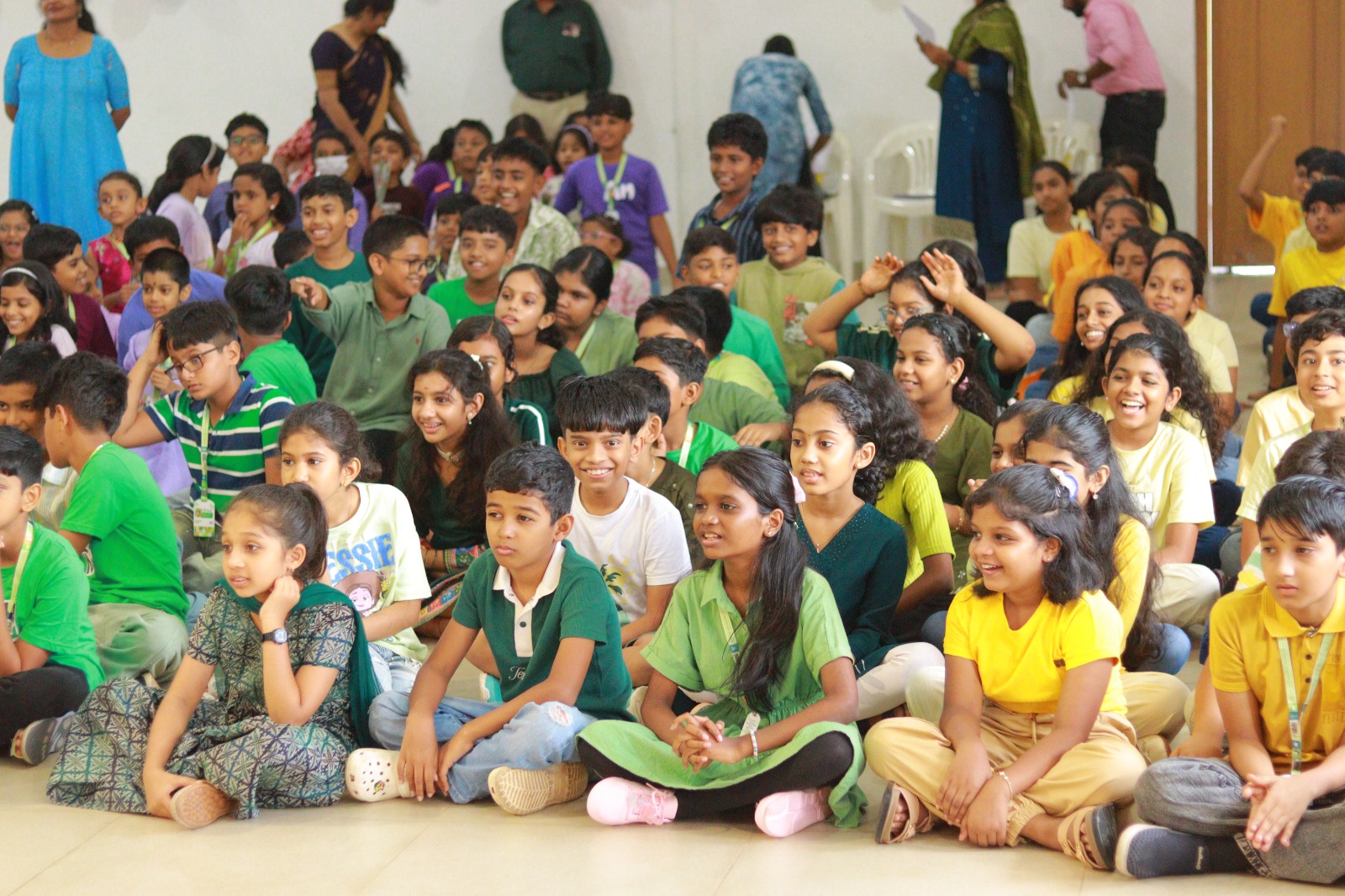 Students in a classroom